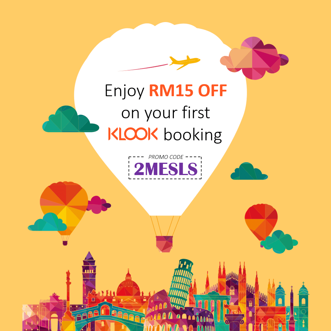 Klook Promo Code: 2MESLS